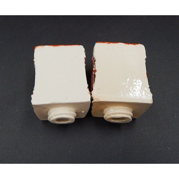 Meiko Porcelain Gondola Boat Salt & Pepper Shakers Hand-Painted Occupied Japan - Picture 10 of 11